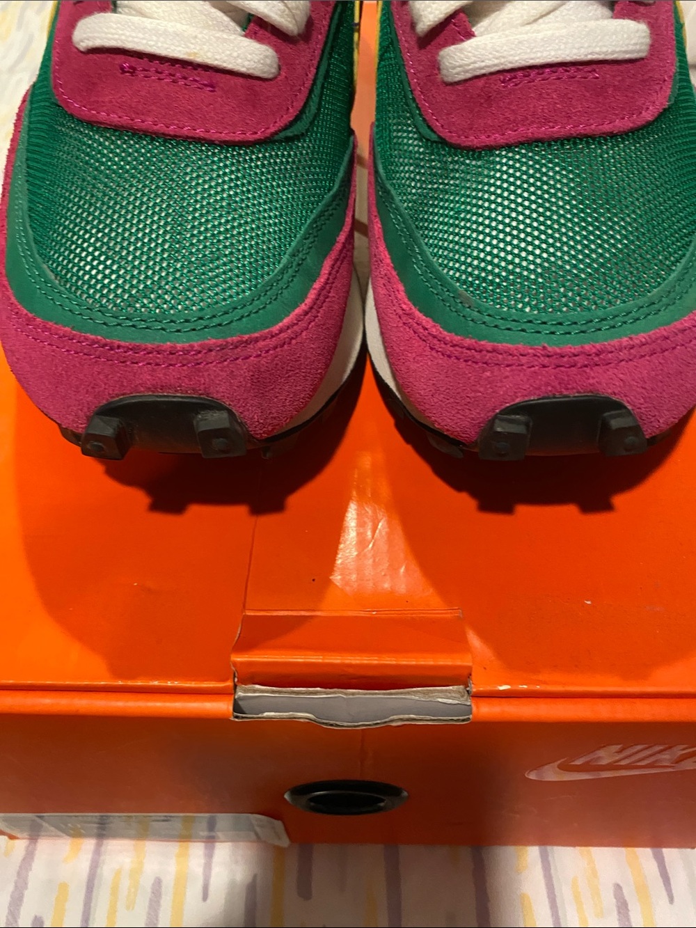 Nike Sacai x LD waffle pine green size 10 - Picture 4 of 8